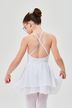 Ballet skirt "Elli" with elasticated waistband, two layers of chiffon, white 2