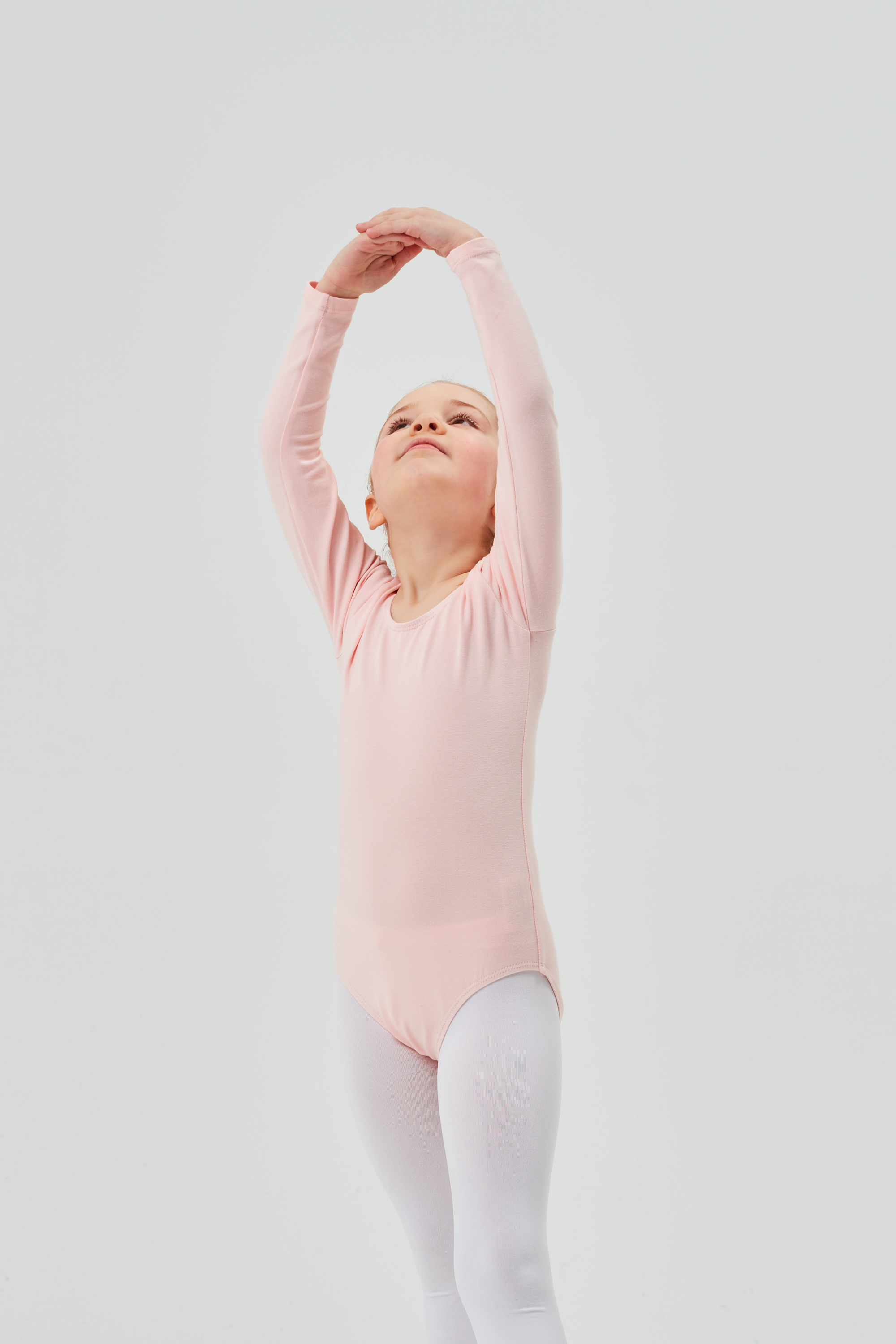 Langarm Ballettanzug "Lilly", ballettrosa