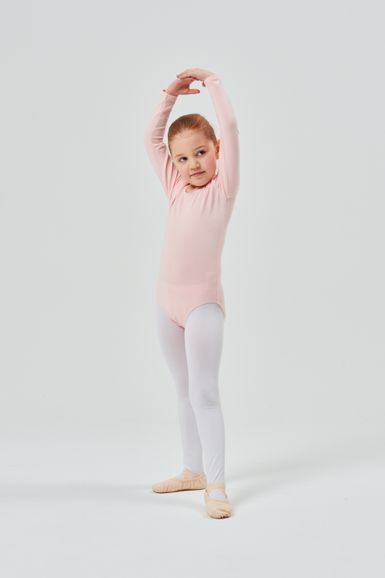 Ballettanzug Mädchen Langarm - Gefüttert Mit Fleece Für Winter