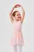 "Emily" ballet skirt in wrap-around look with elasticated waistband, ballet pink 1