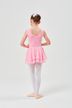 Elli" ballet skirt with elasticated waistband, two layers of chiffon, pink 4