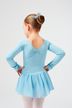 Long-sleeved ballet leotard "Anna" with chiffon skirt, light blue 2
