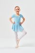 Kurzarm Ballett Trikot "Betty" mit Chiffon Rock, hellblau 3