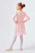 Ballet Long-sleeved top "Mia" with twist, ballet pink 11