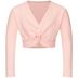 Ballet Long-sleeved top "Mia" with twist, ballet pink 5