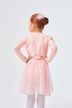 Ballet Long-sleeved top "Mia" with twist, ballet pink 2
