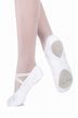 Ballettschuhe in weiß, geteilte Sohle 6