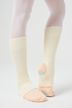 Ballett Stulpen in wollweiß, Ballettschuhe in rosa-apricot 8