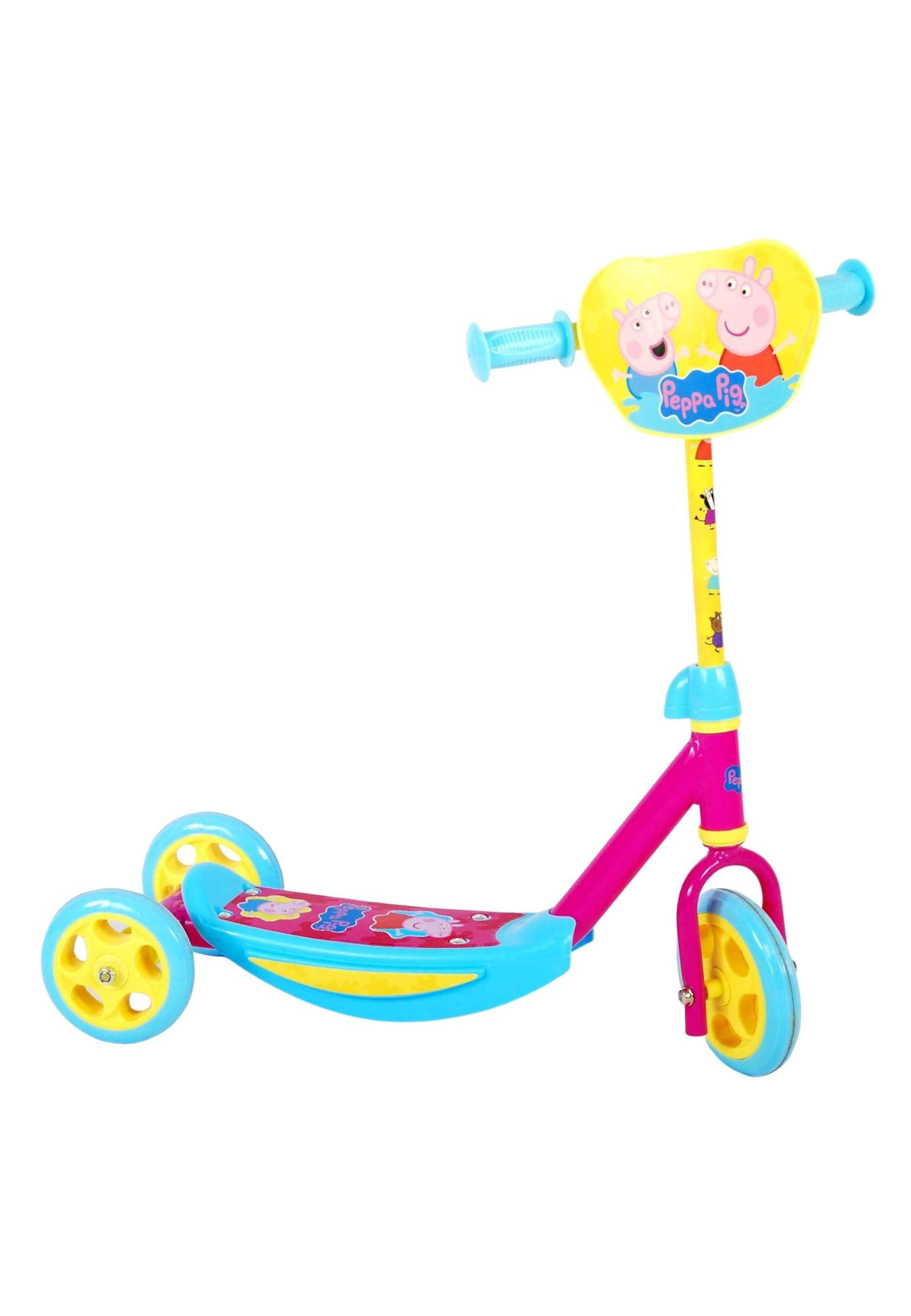 Peppa Wutz Pig Kinder Roller Tretroller Dreirad Scooter