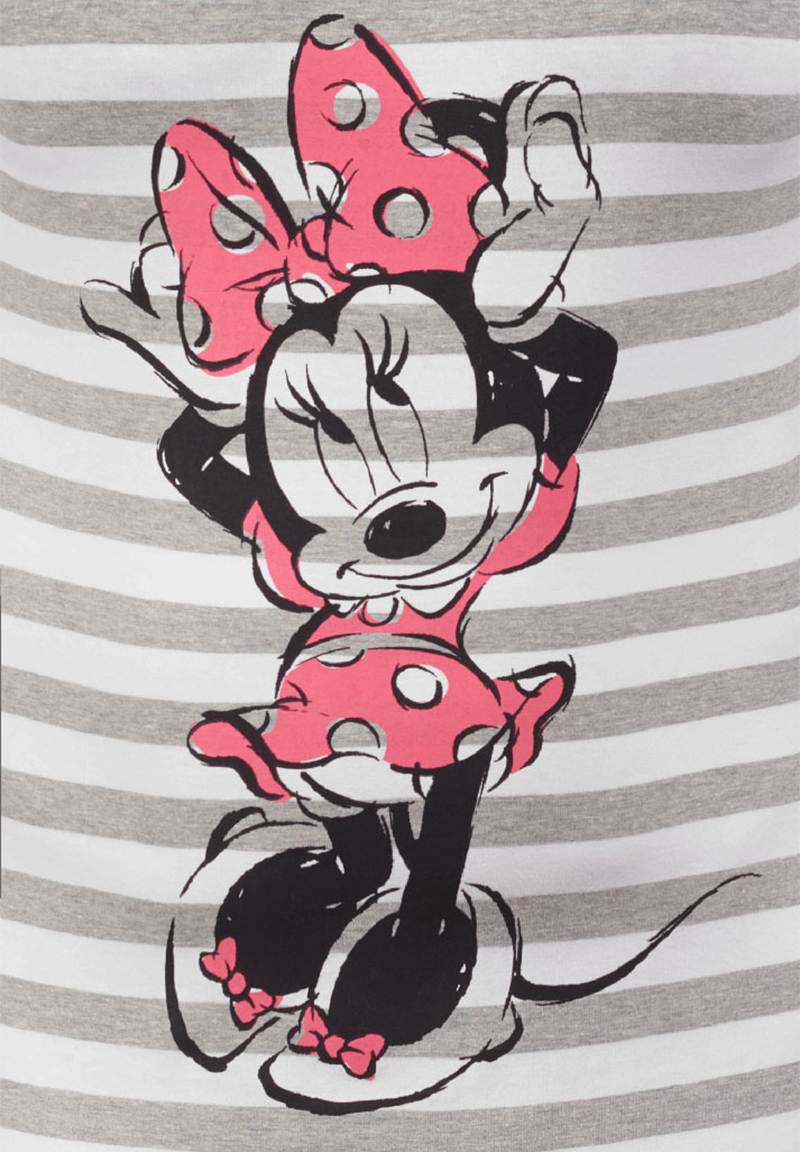 Minnie Mouse Damen Sommer Nachthemd-Kleid Schlafshirt Nachtwäsche