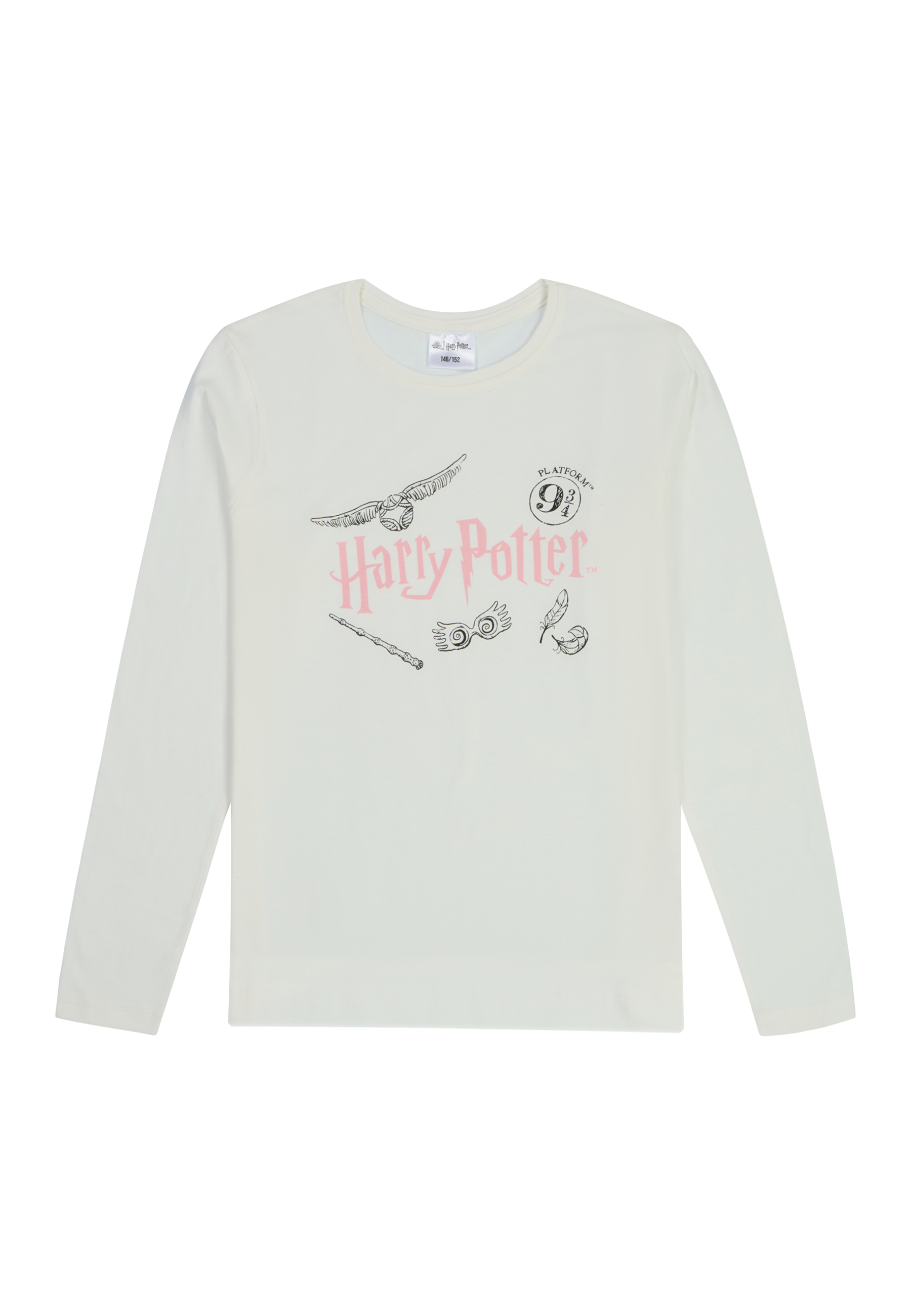 Harry Potter Mädchen Schlafanzug 2-teilig | Offizielles Lizenzprodukt | Größen 134-164