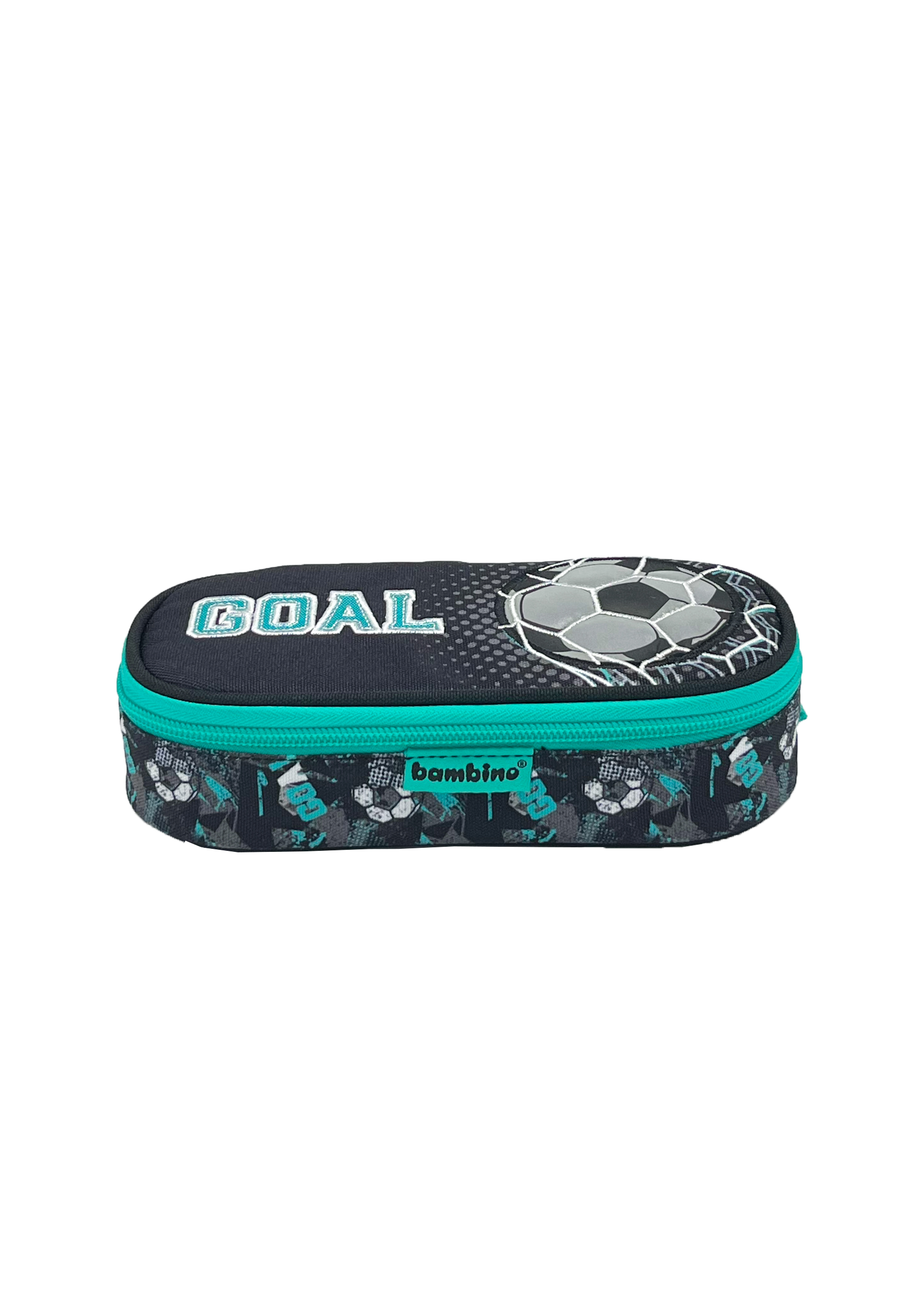 Mkemka Federtasche Fußball Design - Schlamperrollmäppchen Großes Fassungsvermögen