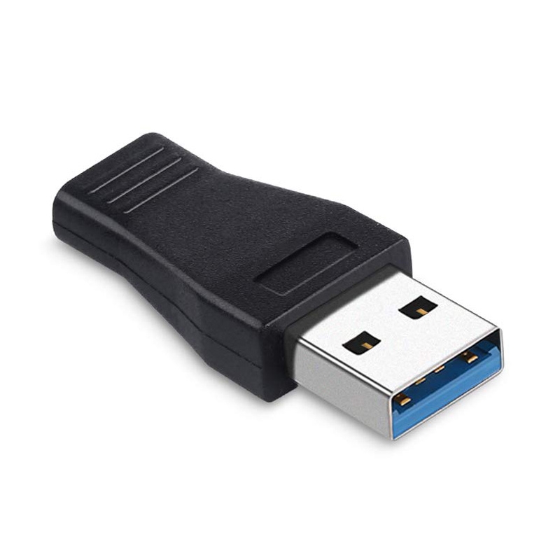 USB 3.0 Stecker auf USB Typ-C Adapter Schwarz Buchse Zubehör Verbindung  Connect