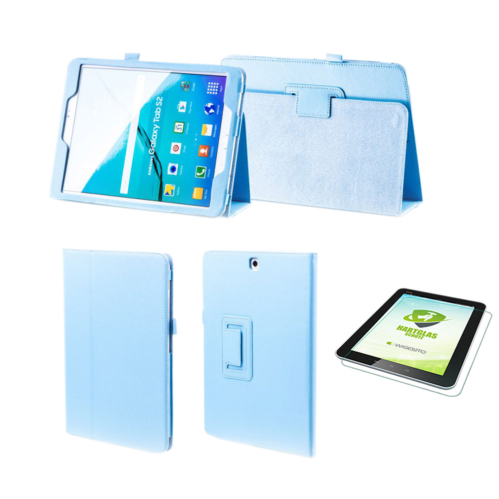 Aufstellbare Kunst-Leder Tasche für Tablet Etuis Hülle Cover Schutz Case Zubehör - Bild 9 von 21