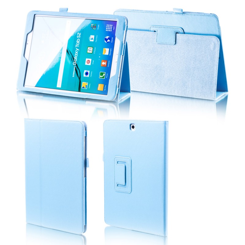 Aufstellbare Kunst-Leder Tasche für Tablet Etuis Hülle Cover Schutz Case Zubehör - Bild 15 von 21