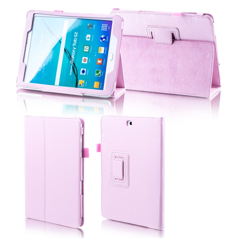 Aufstellbare Kunst-Leder Tasche für Tablet Etuis Hülle Cover Schutz Case Zubehör - Bild 19 von 21