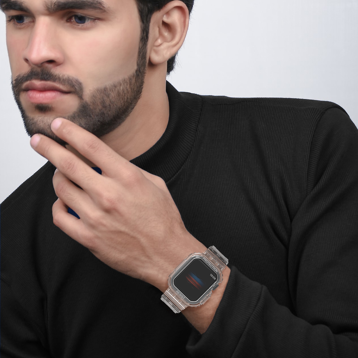 Für Apple Watch Ultra Series38-49mm SE Sport Atmungsaktives Silikon Band  Armband