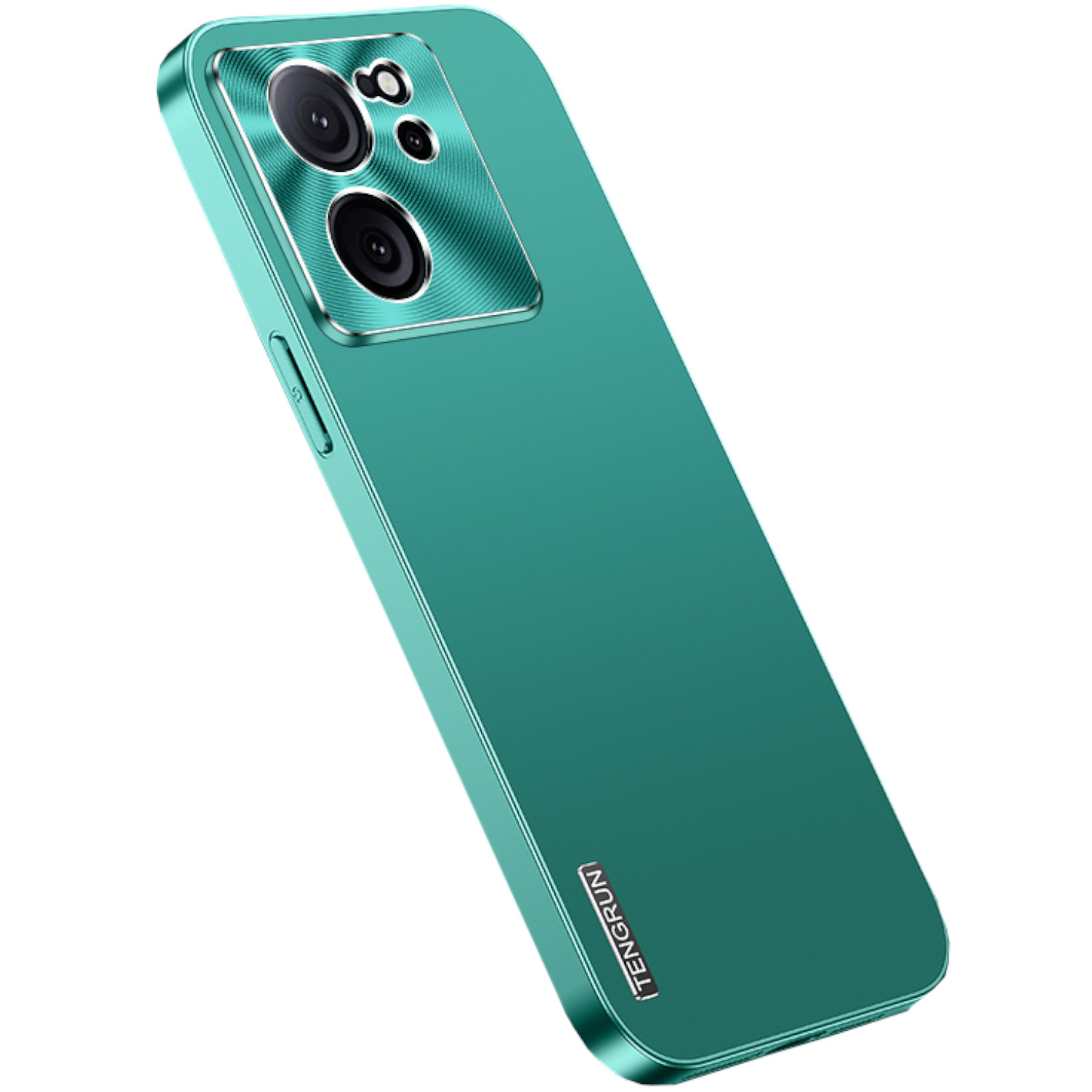 Fr Xiaomi 13T / 13T Pro Feinmattes Metall Design Handy Hlle Grn | Wigento