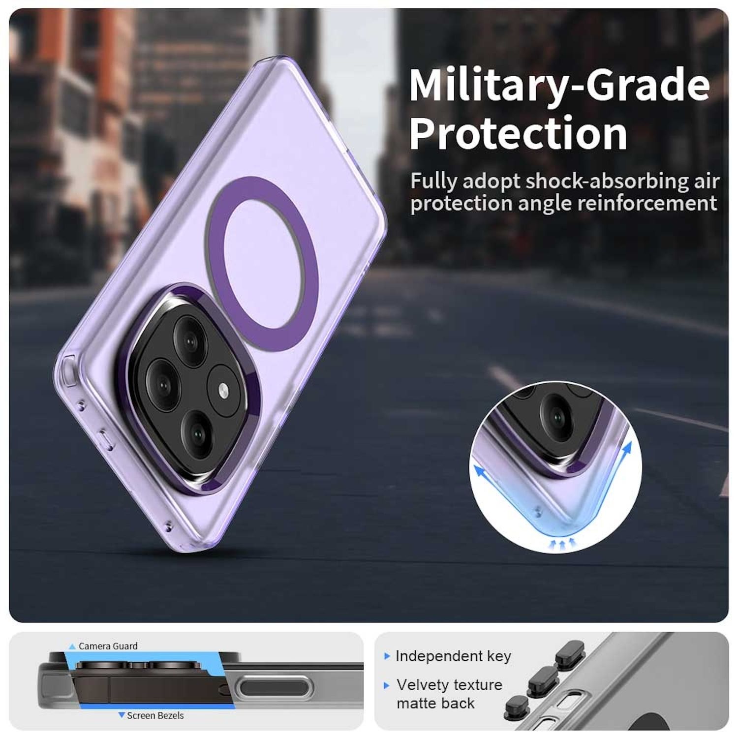 SEAHAI Hülle Für Xiaoi Redi Note 12 Pro Plus 5G, Robust-Case - View #5