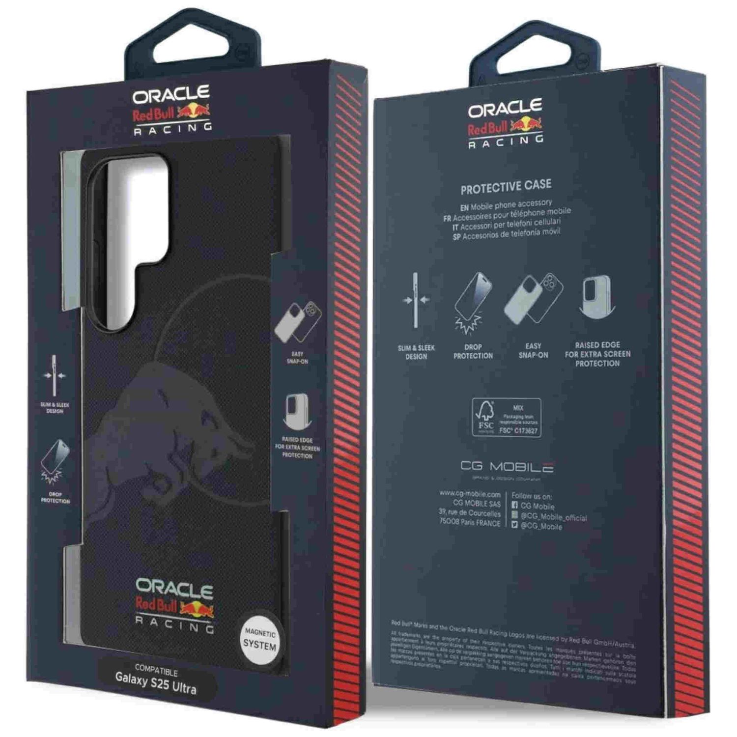 Red Bull Samsung Galaxy S25 Ultra Meshed Debossed Bull MagSafe | Wigento