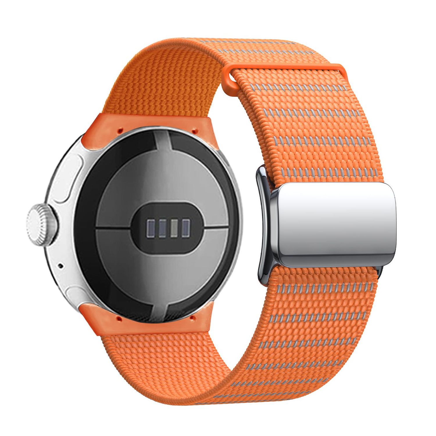Für Google Pixel Watch 45mm Magnetverschluss Nylon Armband
