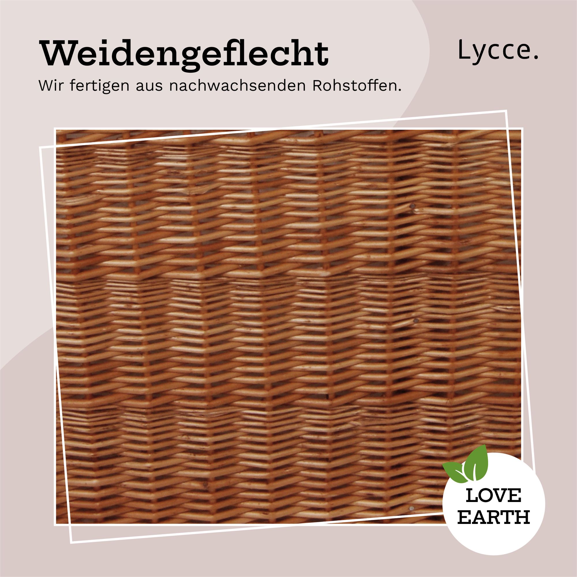 Wäschekorb 2 Fächer 120 l Wäschesortierer Weide 67 x 33 x 56 cm