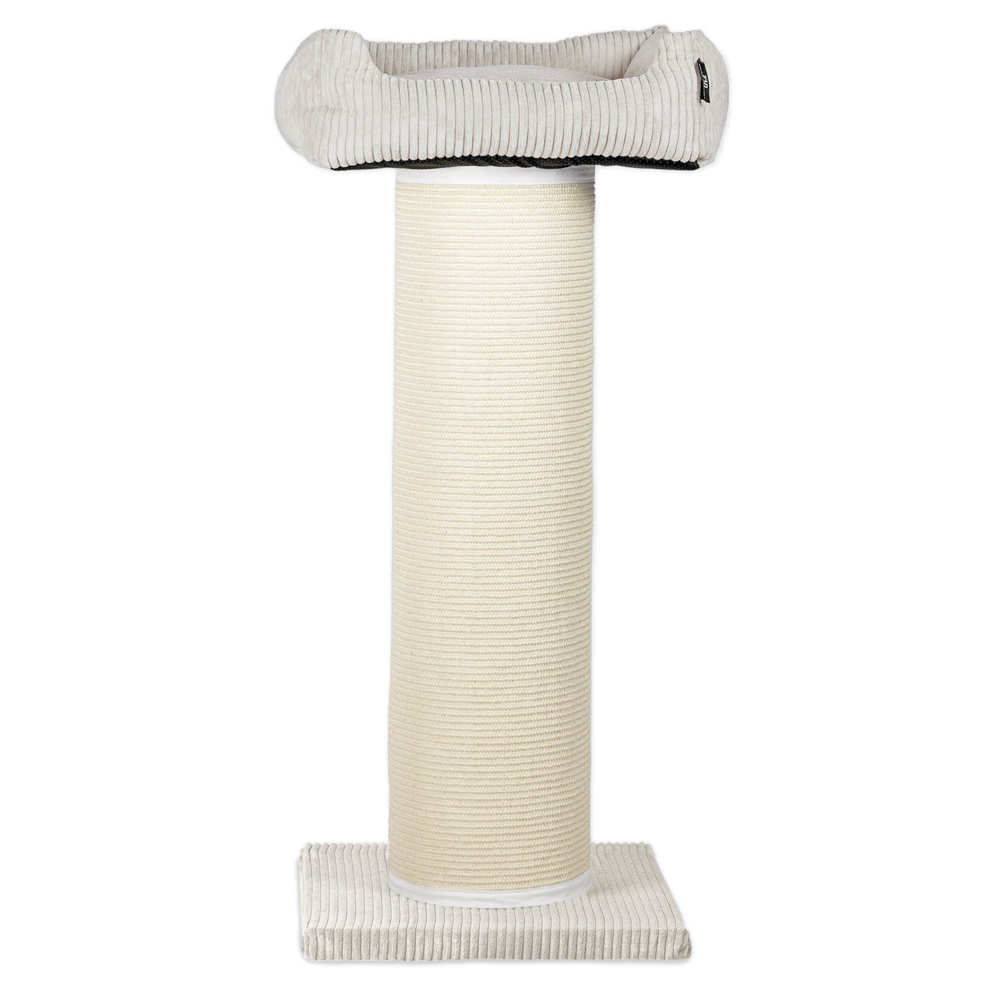 Rohrschneider XXL Kratzbaum FRIEDA  Kratztonne XXL | austauschbare  Kratzmatten | stabil | extra breite Sule | Cord-Bezug waschbar | Kratzbaum  fr groe, mittlere und kleine Katzen | Cord | animal-design