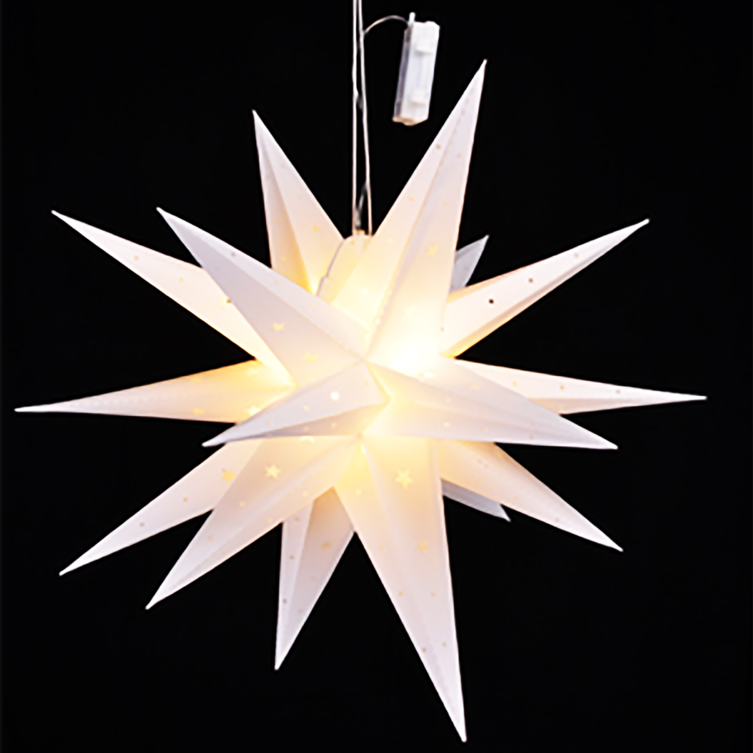 Led Weihnachtsstern Weiß ø 58cm Mojawode Livestyle Und Wohndekoration