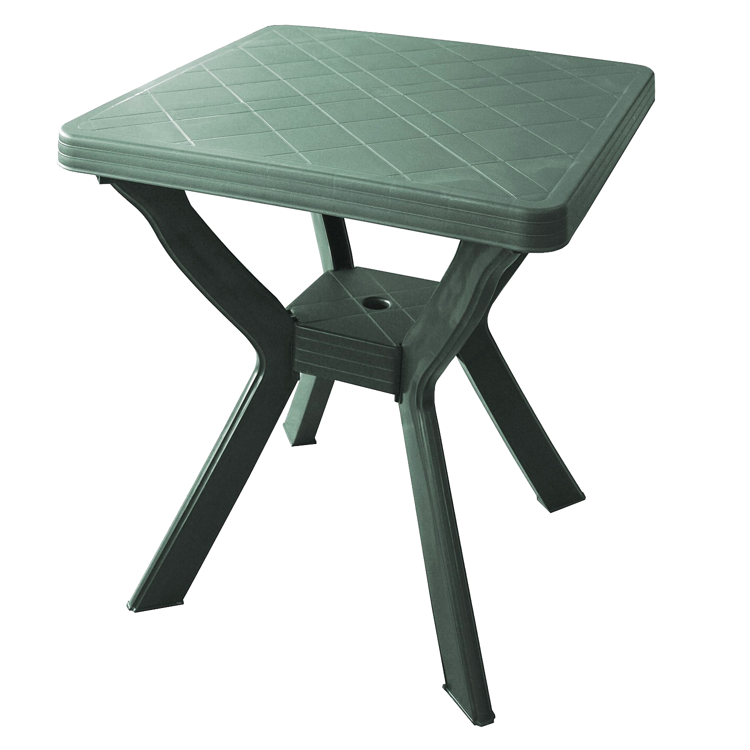 Gartentisch 70x70cm Kunststoff Terrasse Grün Balkontisch Bistrotisch