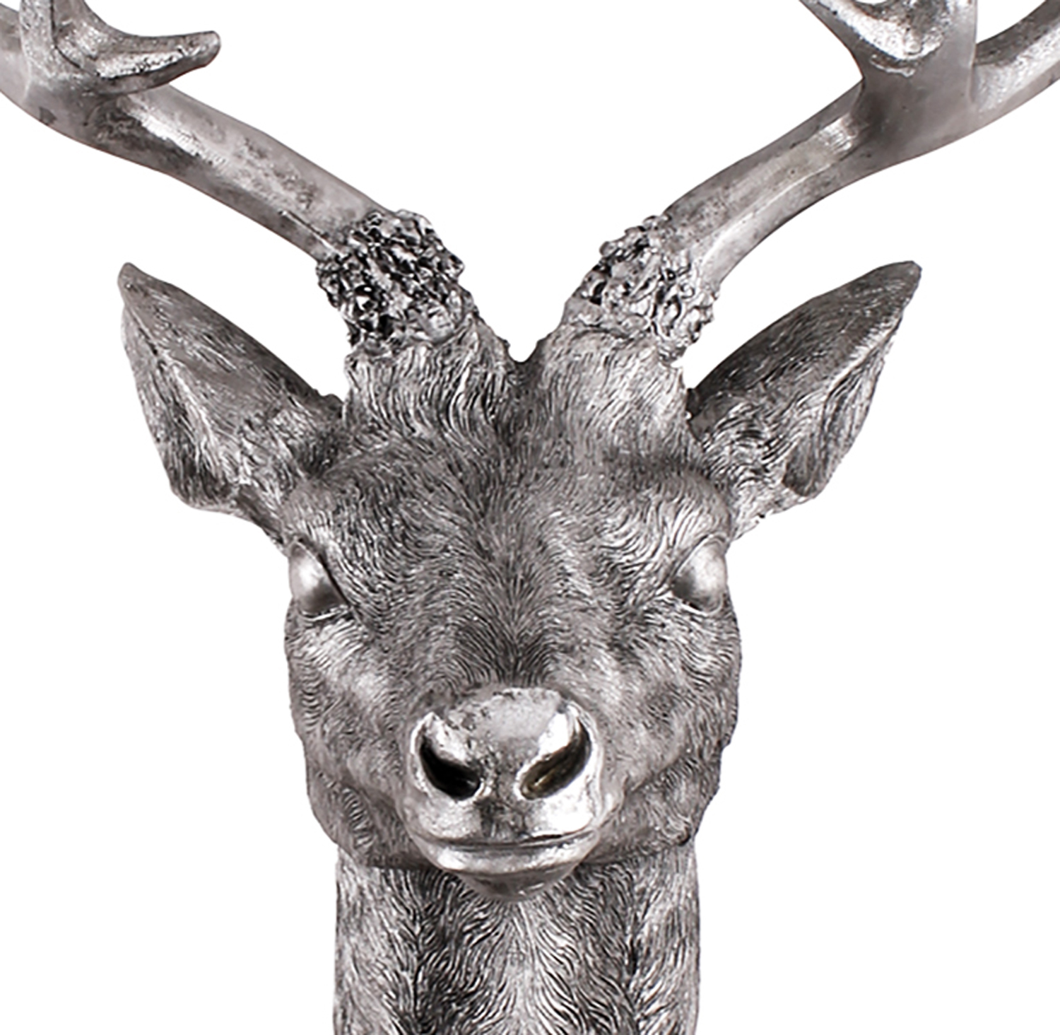 JAGDTROPHÄE Wandkopf Hirschkopf Schwarz Hirsch 40cm | Palazzo INT Ltd