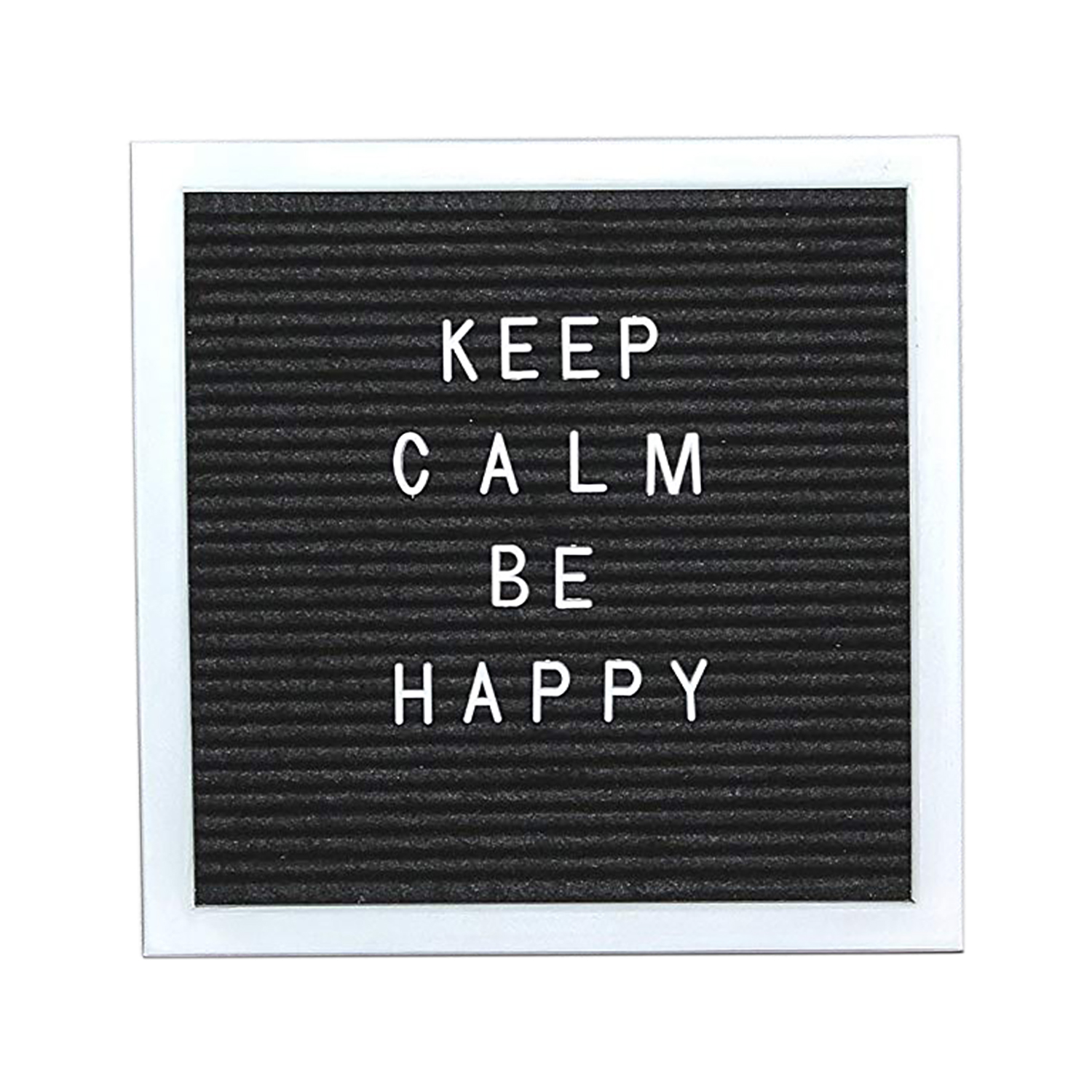 Buchstabentafel f/ür Wand- // Tischdekor. Schwarz /& Wei/ß Letter Board 30x30CM Kunststoff-Letterboard-Schild mit Metallst/änder//vorgeschnittenen schwarzen Buchstabenta//Fotoclips