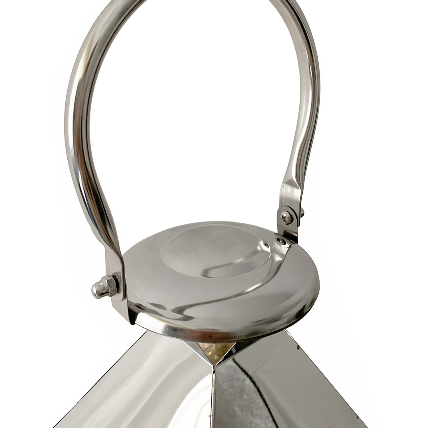 XXL Luxus Edelstahl Gartenlaterne Windlicht Laterne + 100'er LED