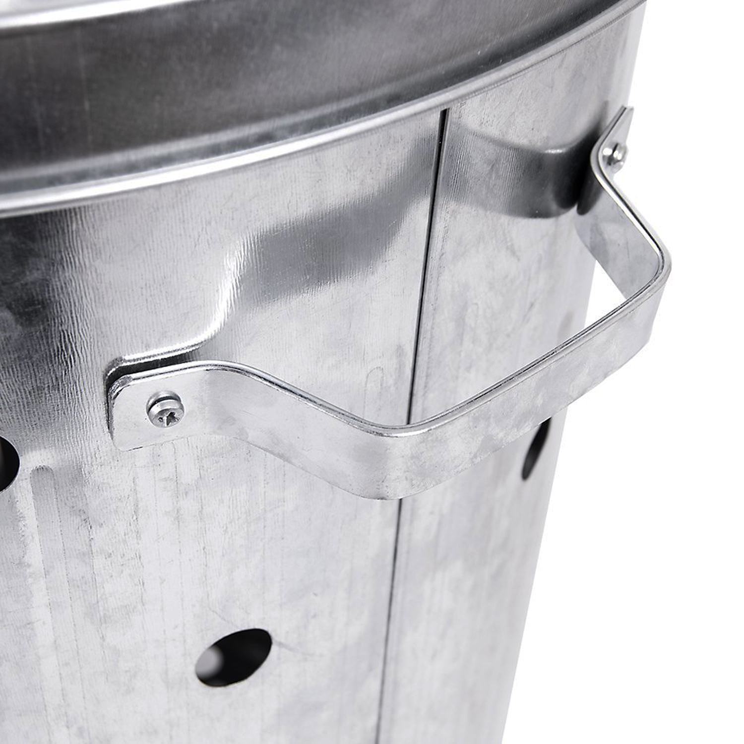 XL Feuertonne 75 L. verzinkt Feuerfass Verbrennungstonne Gartentonne