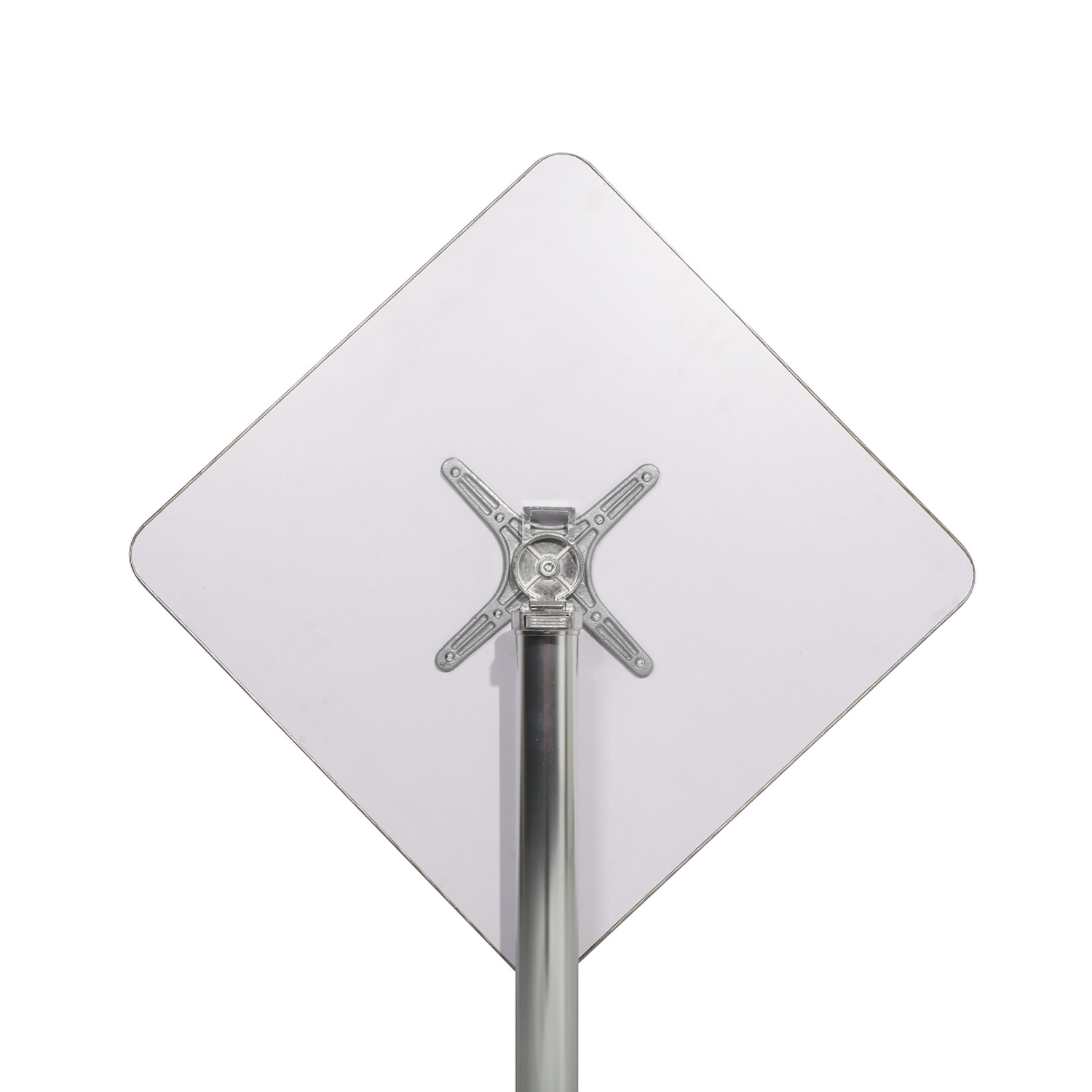 Mojawo Küchentisch Bistrotisch Balkontisch Glastisch Gartentisch Tisch Eckig Glas Metall 60x60cm S0x6s03a
