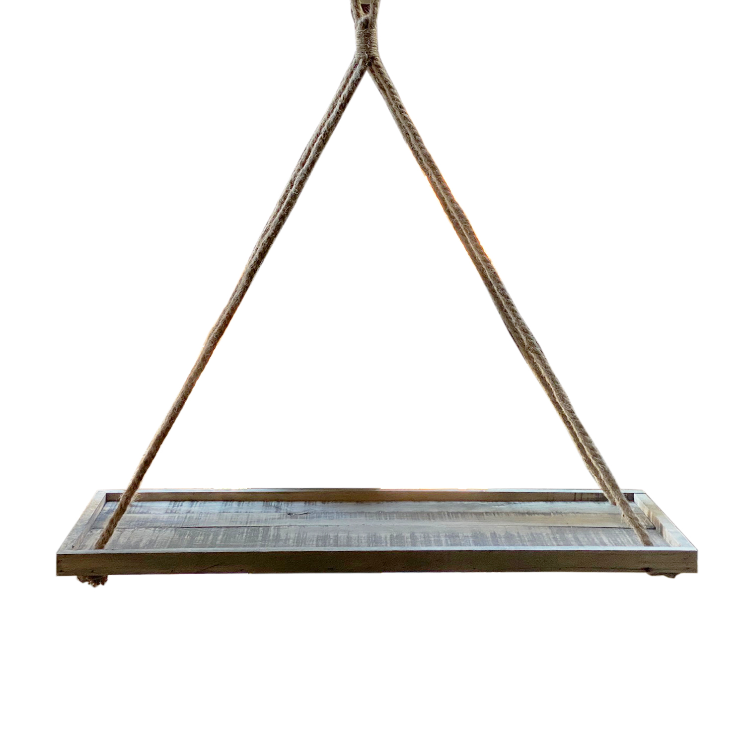 XXL Hängregal Deckendeko Deckenhänger Holzregal mit Kordel Holz