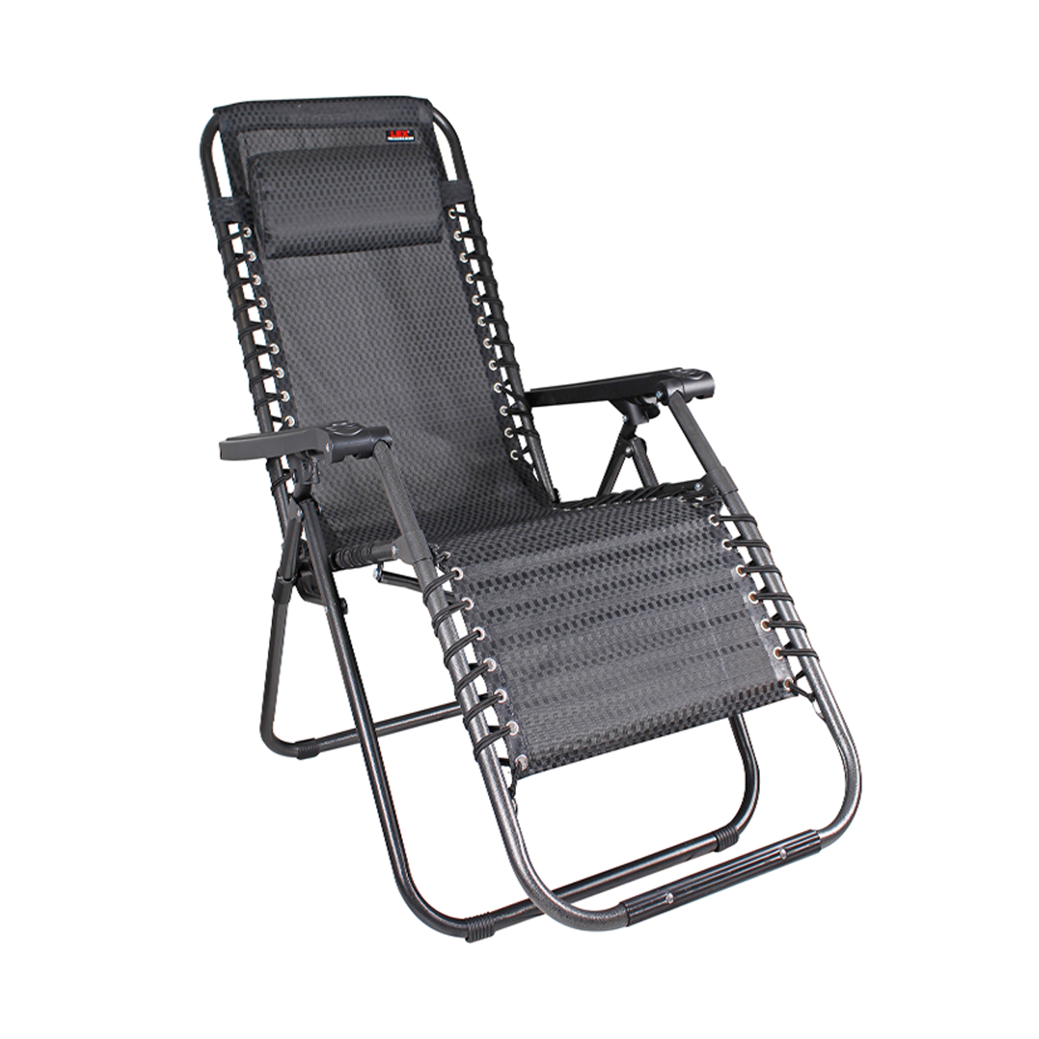 Garten Relaxstuhl Grau Comfort Relaxsessel Liegestuhl Garten + Camping