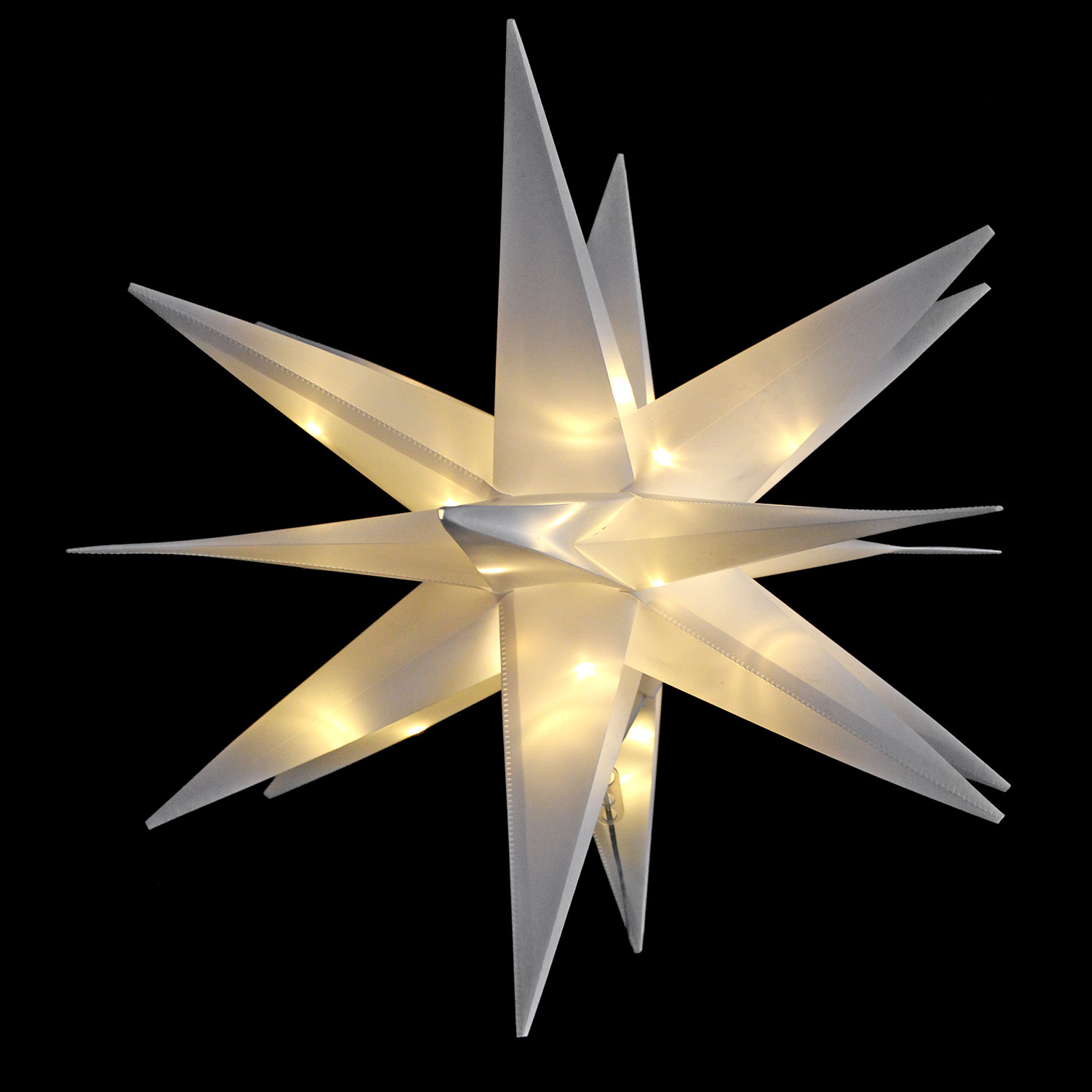 3D Weihnachtsstern LED Stern mit Erdspie Auen IP44 Wei DIA 57cm H115cm |  eBay.de