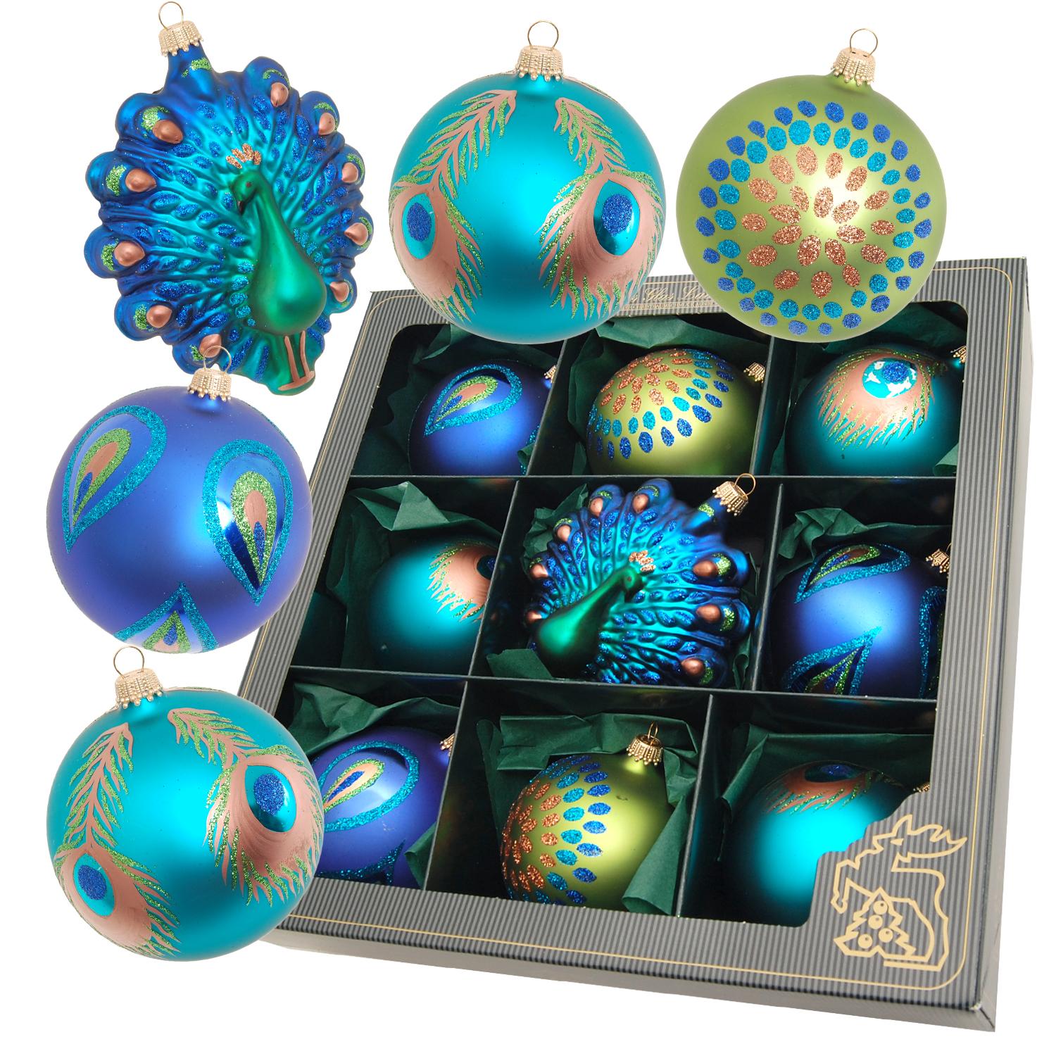 Krebs Glas Lauscha 4er-Set: Christbaumkugeln In Gold - 8 Cm Günstig