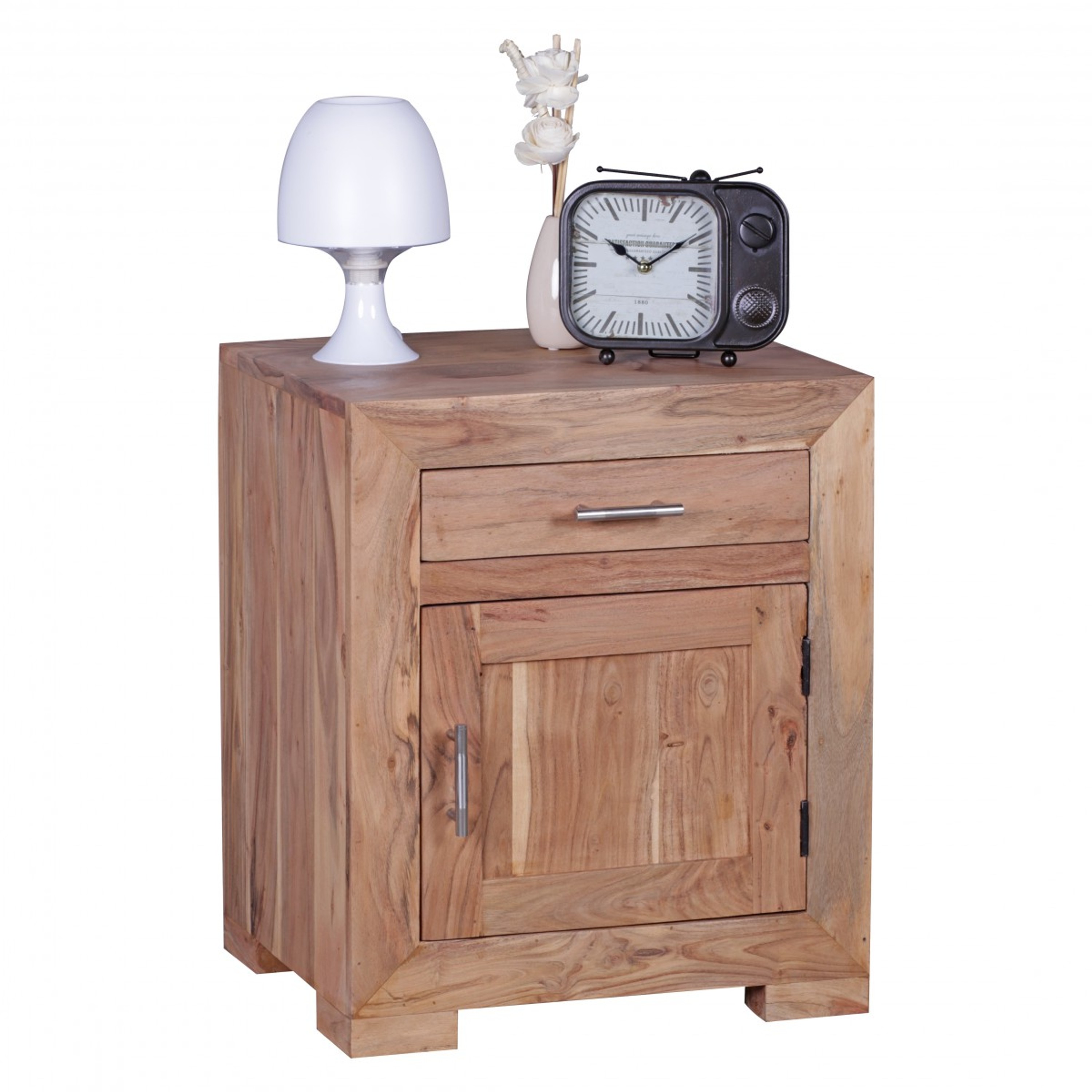 Nachttisch MUMBAI Massivholz Akazie Design Nachtkommode 14 cm mit Schublade und Tür Nachtschrank für Boxspringbett | Home Collection14 GmbH ... Nachttisch MUMBAI Massivholz Akazie Design Nachtkommode 14 cm mit Schublade und Tür Nachtschrank für Boxspringbett | Home Collection14 GmbH ...