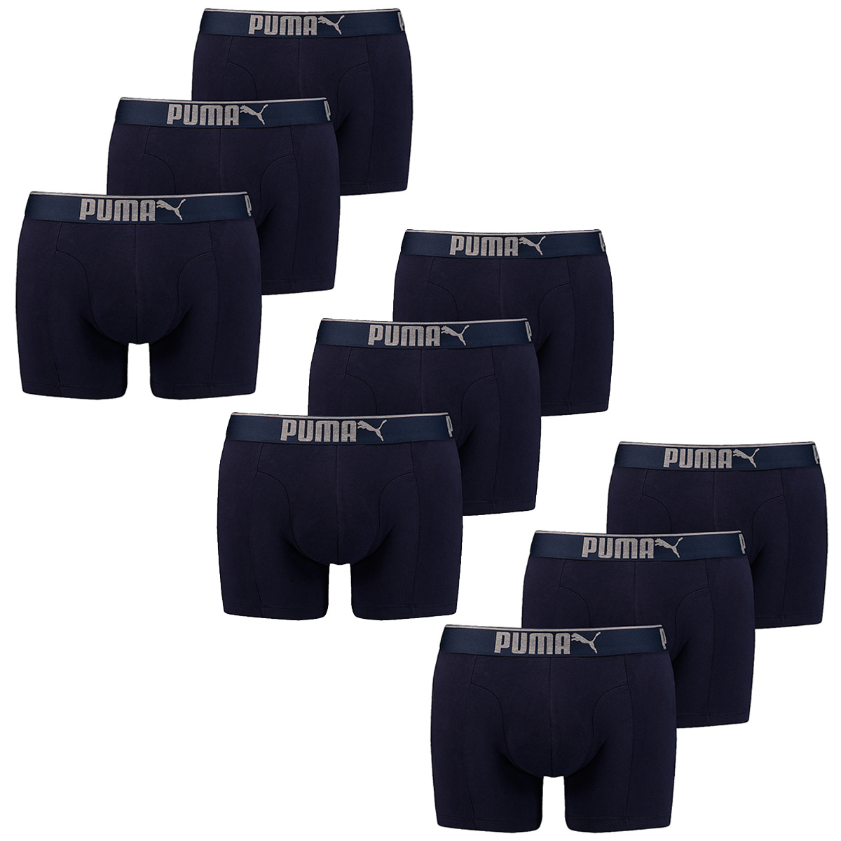 Puma Herren Boxershort Lifestyle из замшевого хлопка, 9 шт.