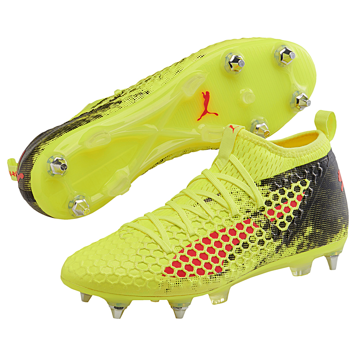 Puma Herren Fußballschuhe Future NETFIX Mx SG Fußball gelb