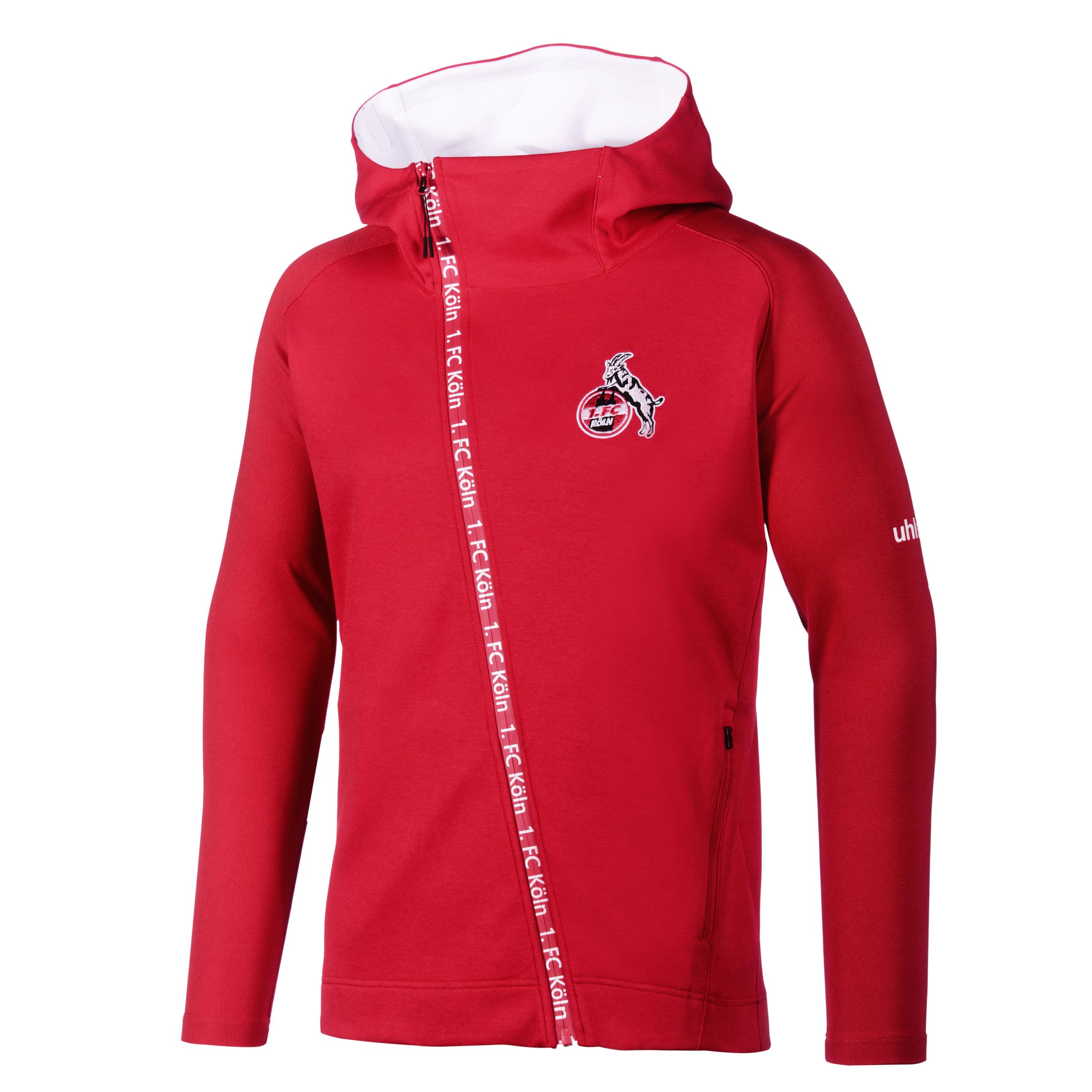Uhlsport 1.FC Köln Essential Pro Herren Sweatjacke TRAININGSJACKE SWEATSHIRTJACKE für Herren