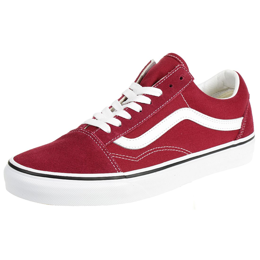 VANS Old Skool Sneaker Skate Schuhe rot Canvas Sneaker Kinder 35-36 VANS Old Skool Sneaker Skate Schuhe rot Canvas Sneaker Kinder 35-36