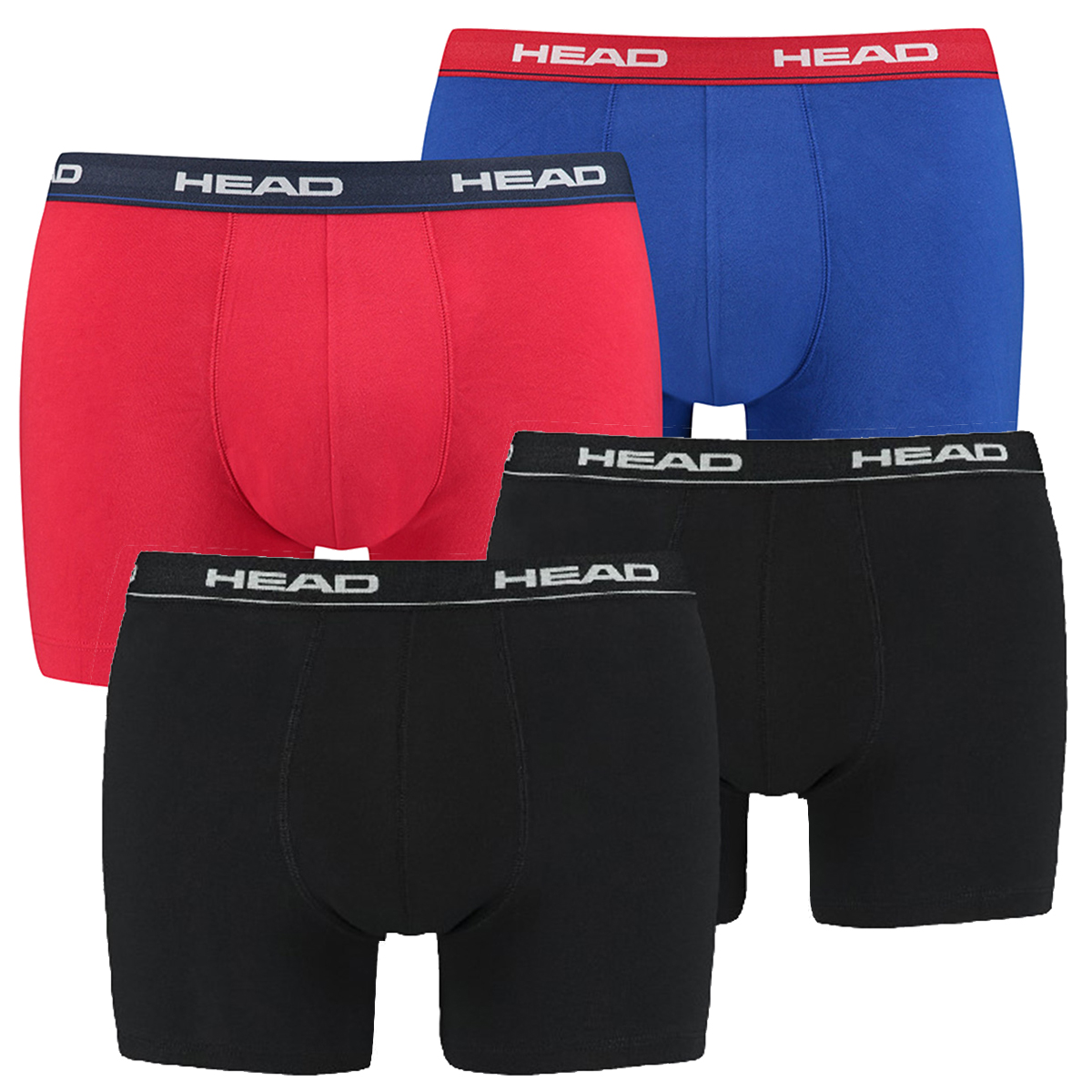 Head Boxershorts Basic 15-Pack Orange/Peacoat