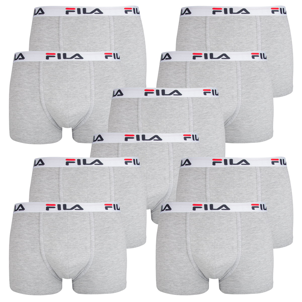 комплект из 10 трусов Fila Herren Urban Boxershorts Unterwsche Boxer FU5016 9490₽