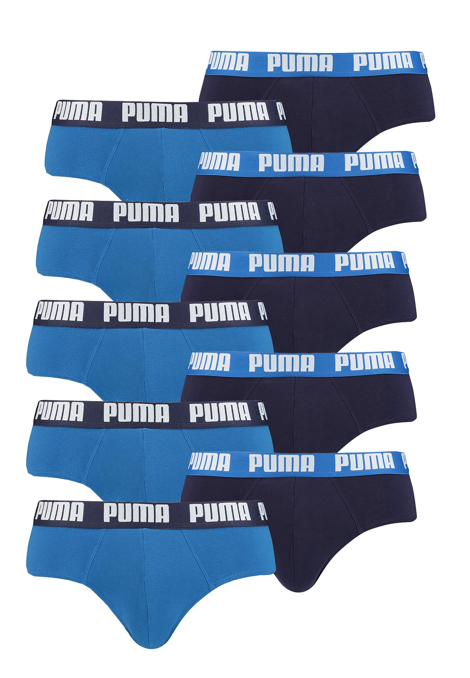 Мужские брюки Puma Basic Brief Herren Unterhose, комплект из 10 предметов 
