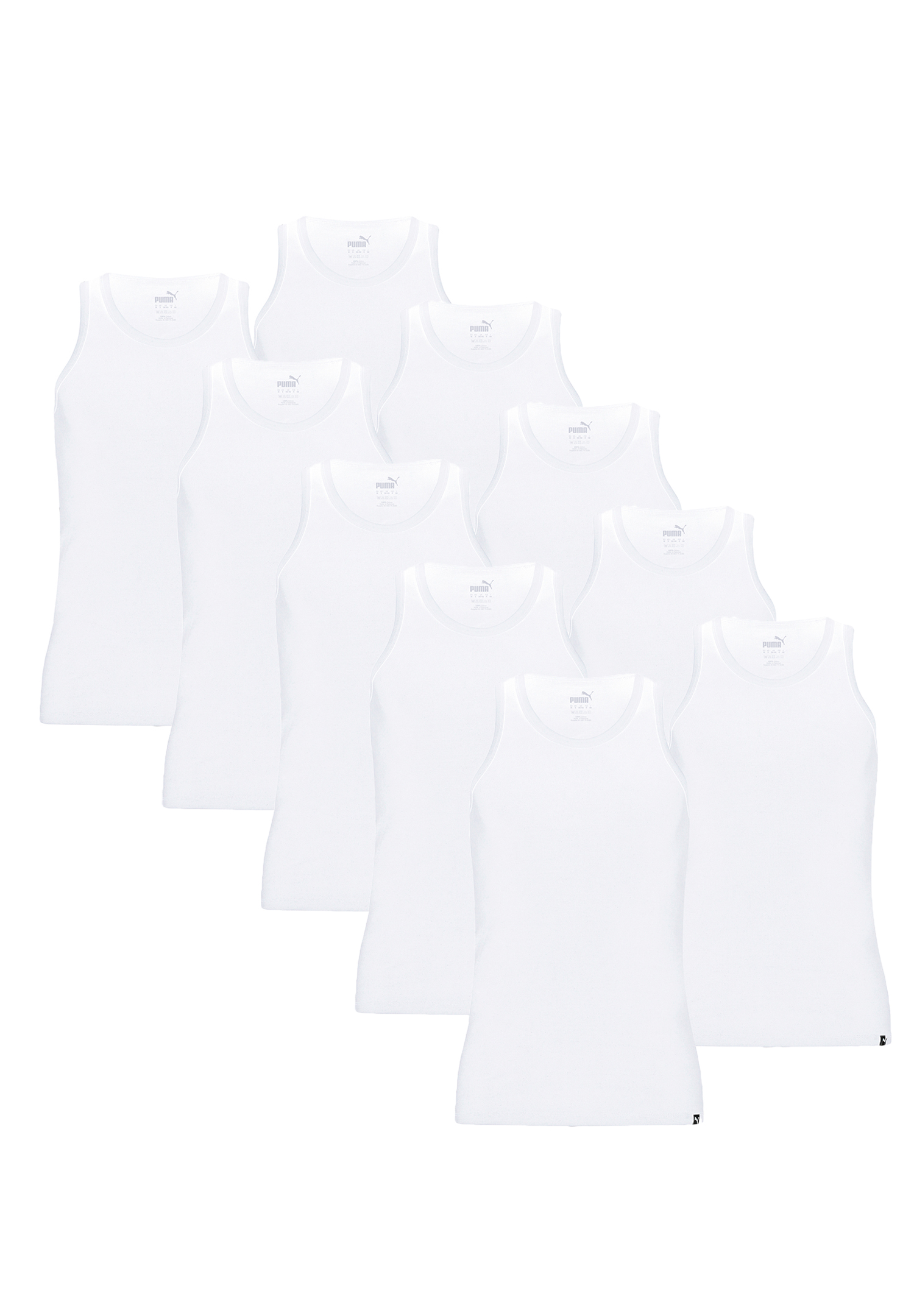 мужская базовая майка Puma из 10 комплектов Herren Unterhemd Rundhals 17090₽