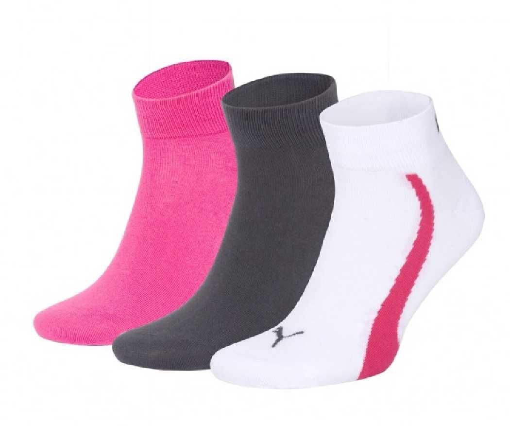 6 Paar Puma Sneaker Socken Quarter Gr. 35 – 46 Unisex für Damen Herren Füßlinge S, 477 – beetroot
