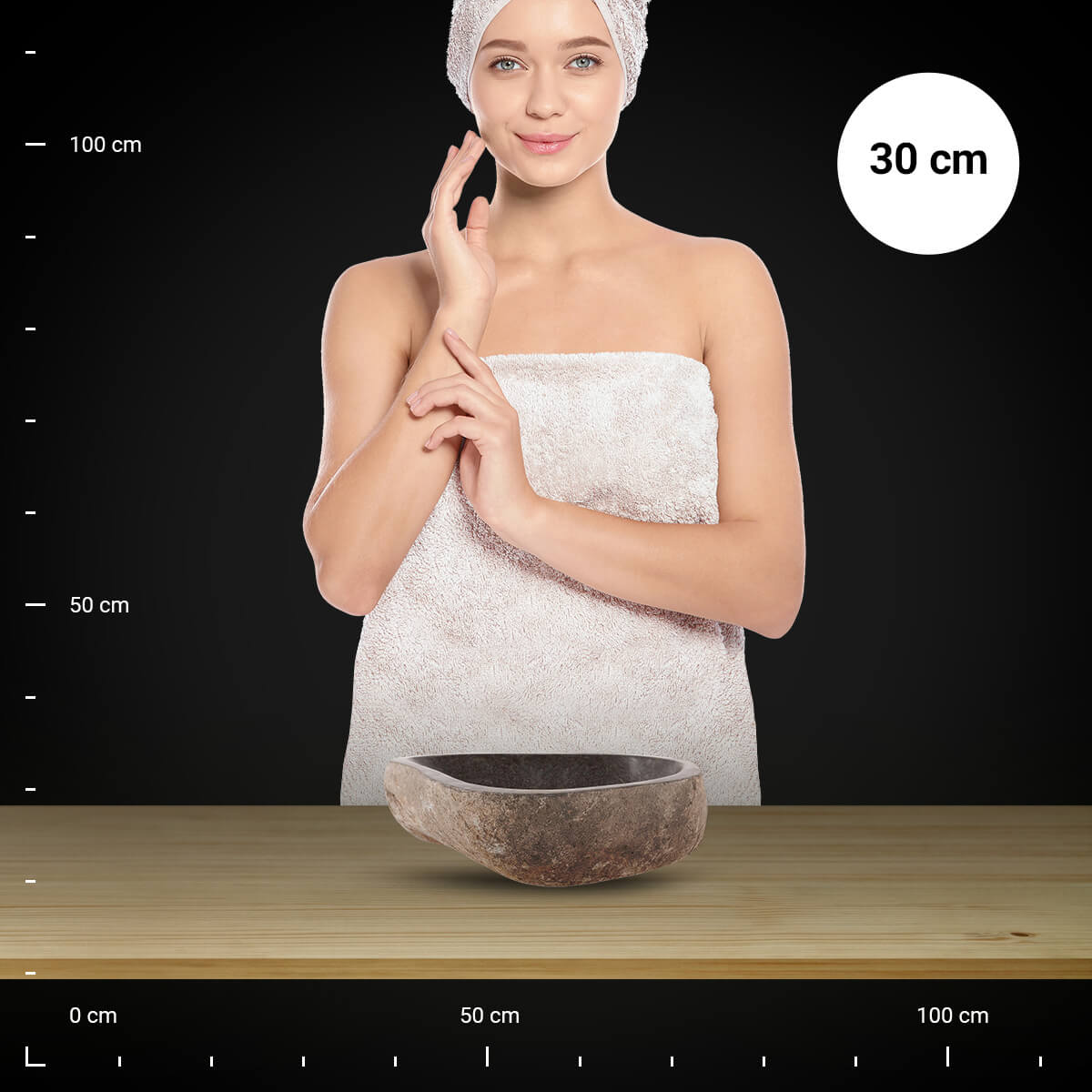 Aufsatzwaschbecken ca. 30 cm