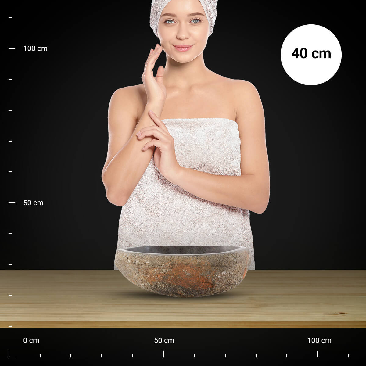 Aufsatzwaschbecken ca. 40 cm